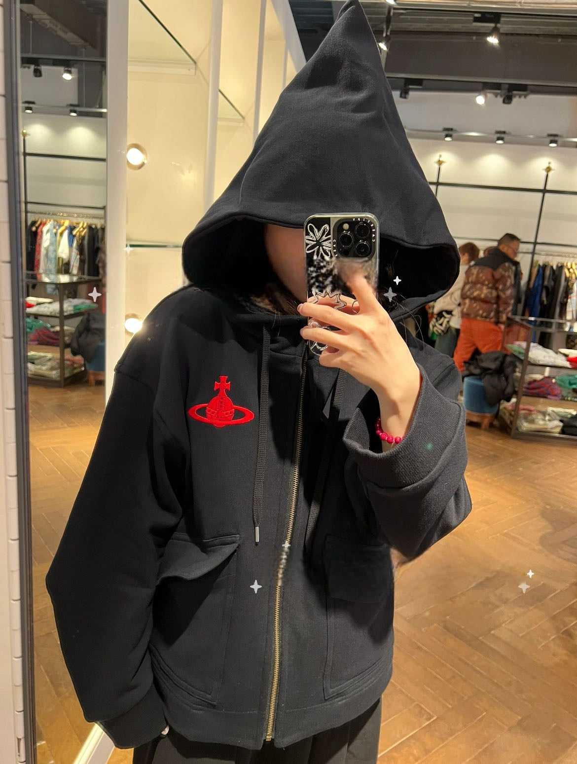 Vivienne Westwood zip hoodies jacket