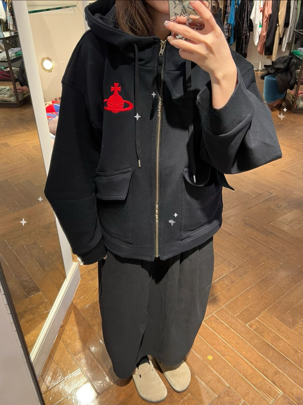 Vivienne Westwood zip hoodies jacket