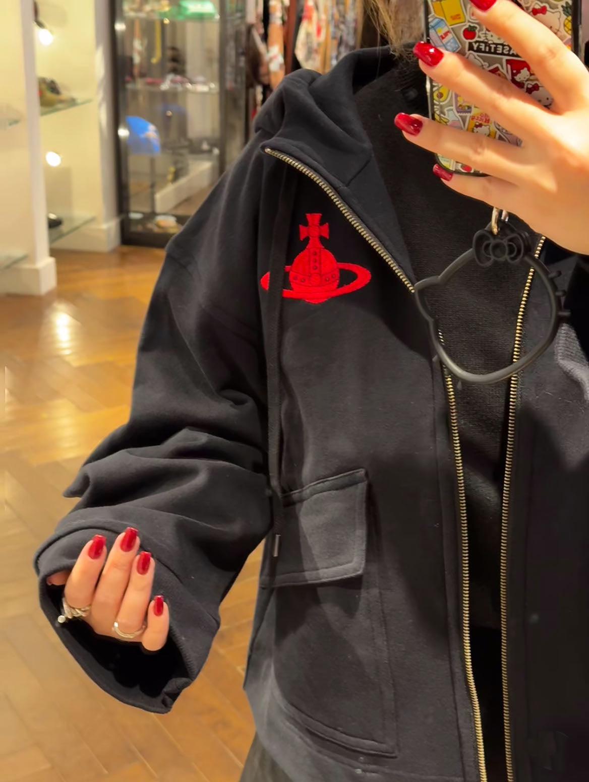 Vivienne Westwood zip hoodies jacket