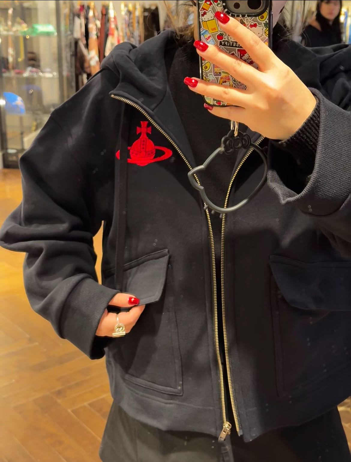 Vivienne Westwood zip hoodies jacket