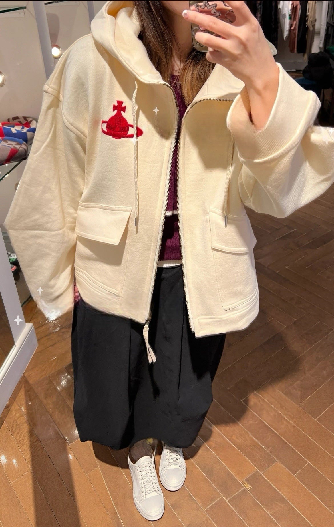 Vivienne Westwood zip hoodies jacket