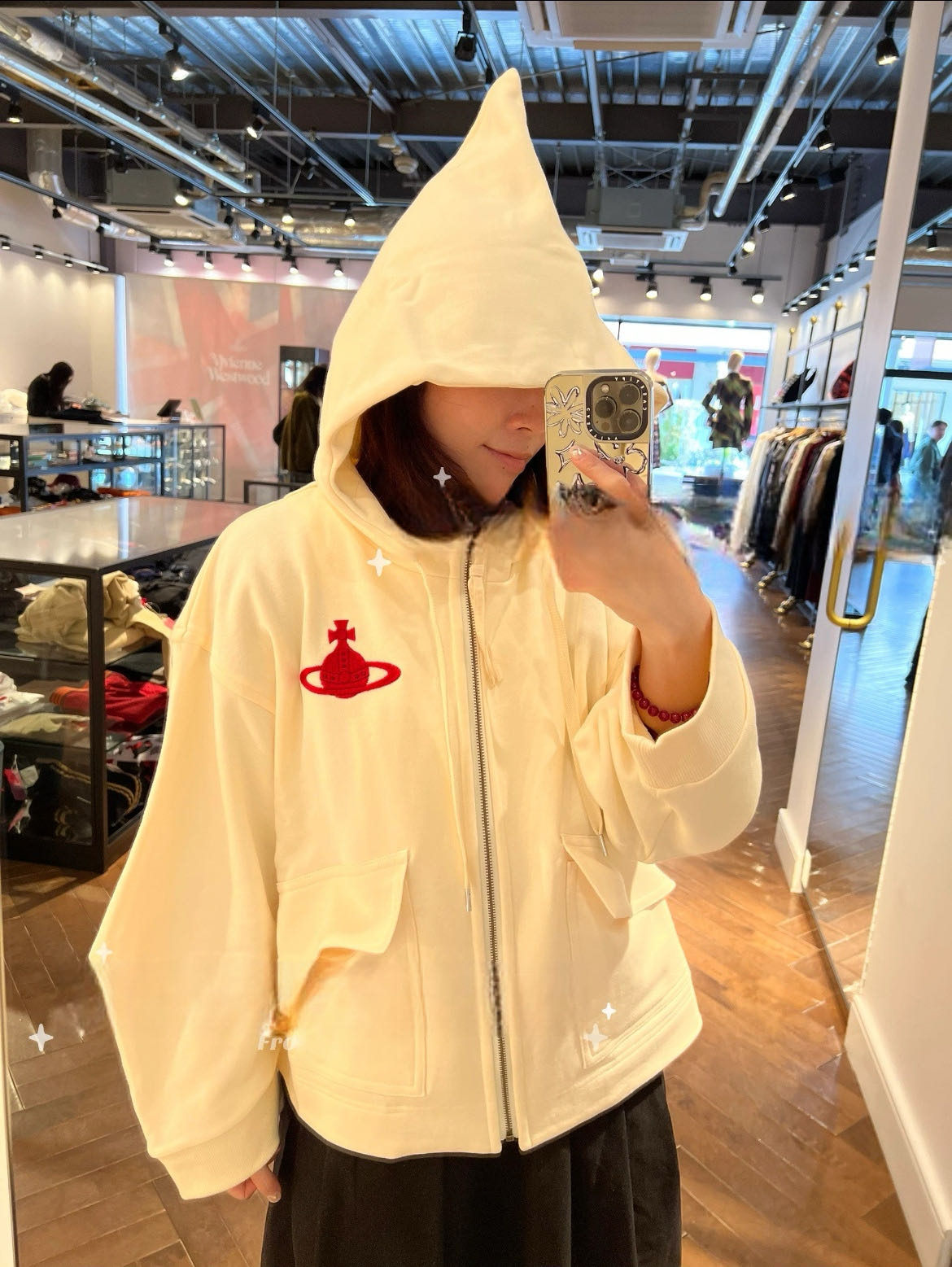Vivienne Westwood zip hoodies jacket