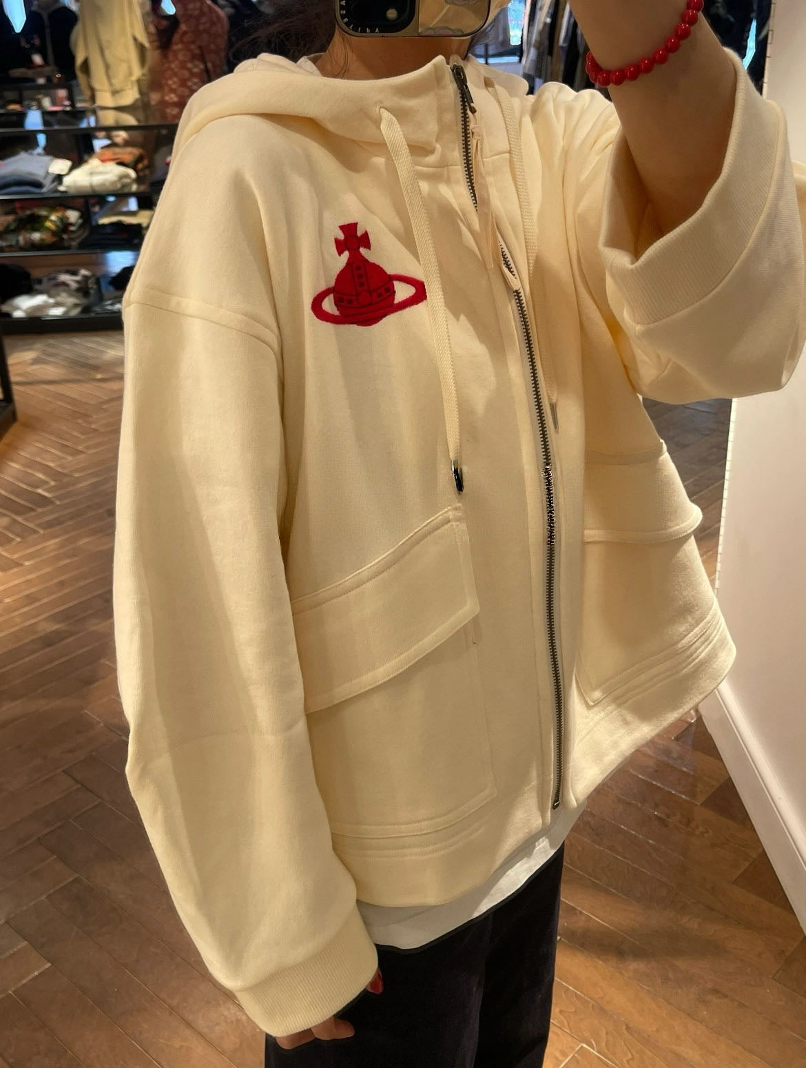 Vivienne Westwood zip hoodies jacket