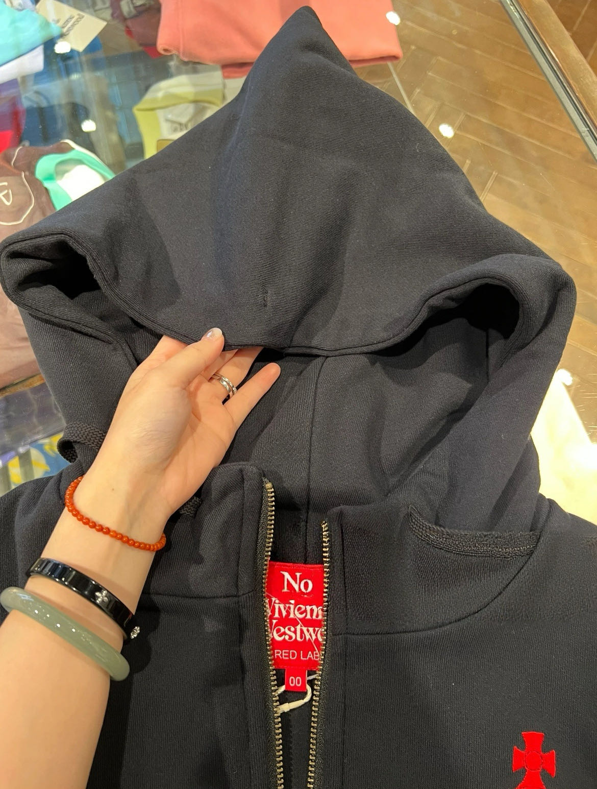 Vivienne Westwood zip hoodies jacket