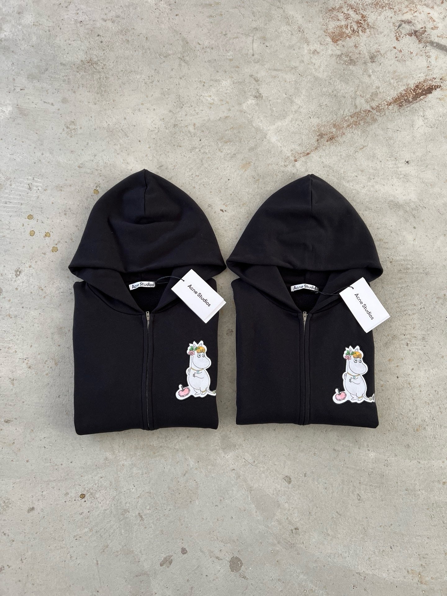 Acne studios x moomin zip hoodies jacket