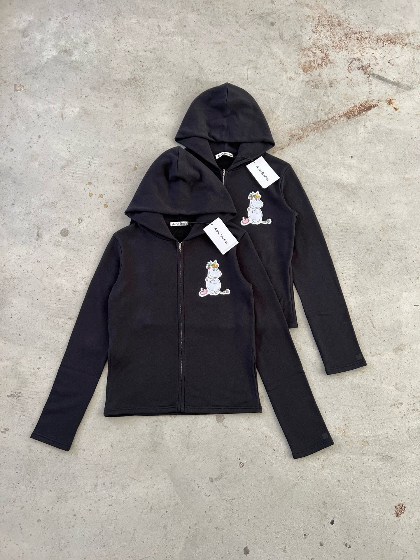 Acne studios x moomin zip hoodies jacket