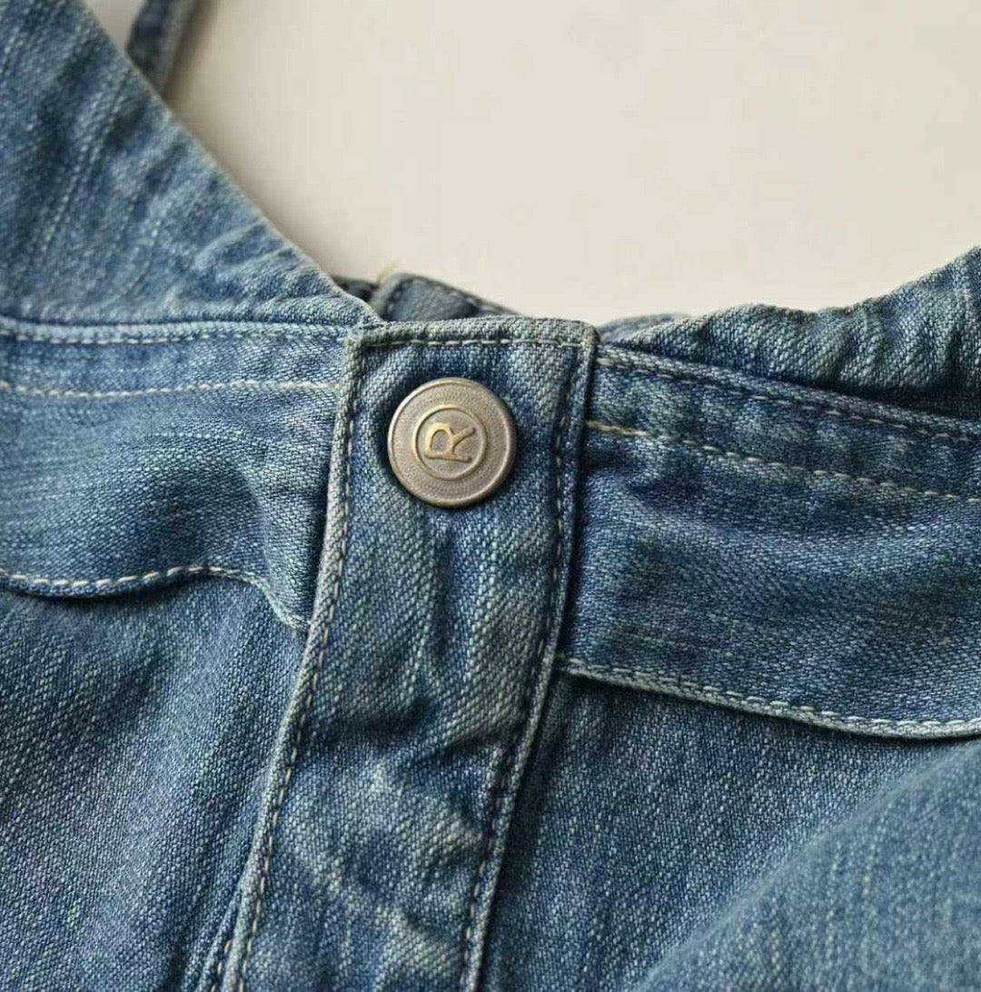 45R 牛仔吊帶背心