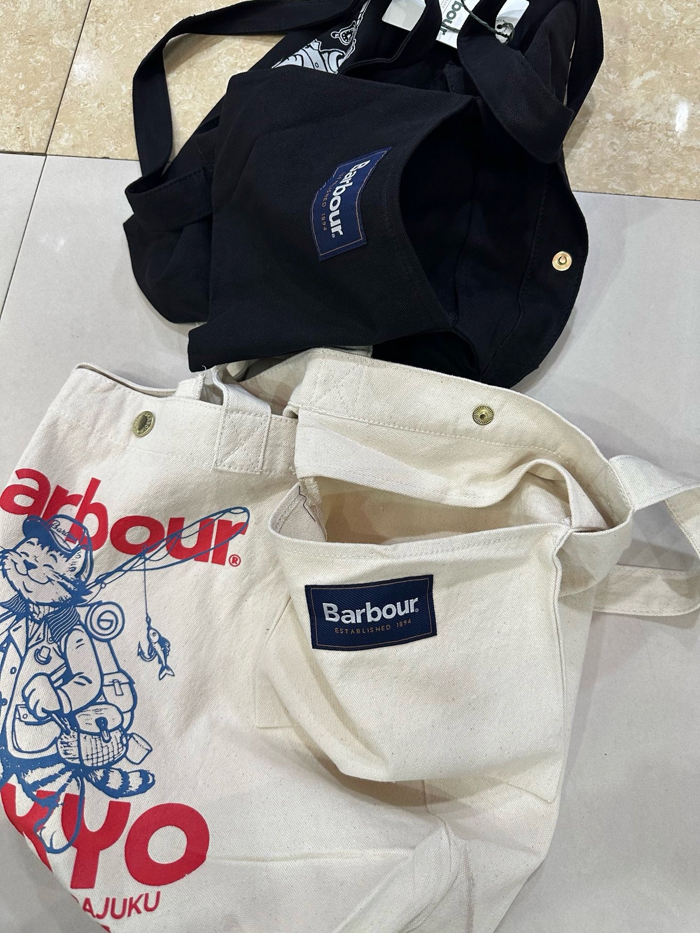 Barbour tote bag