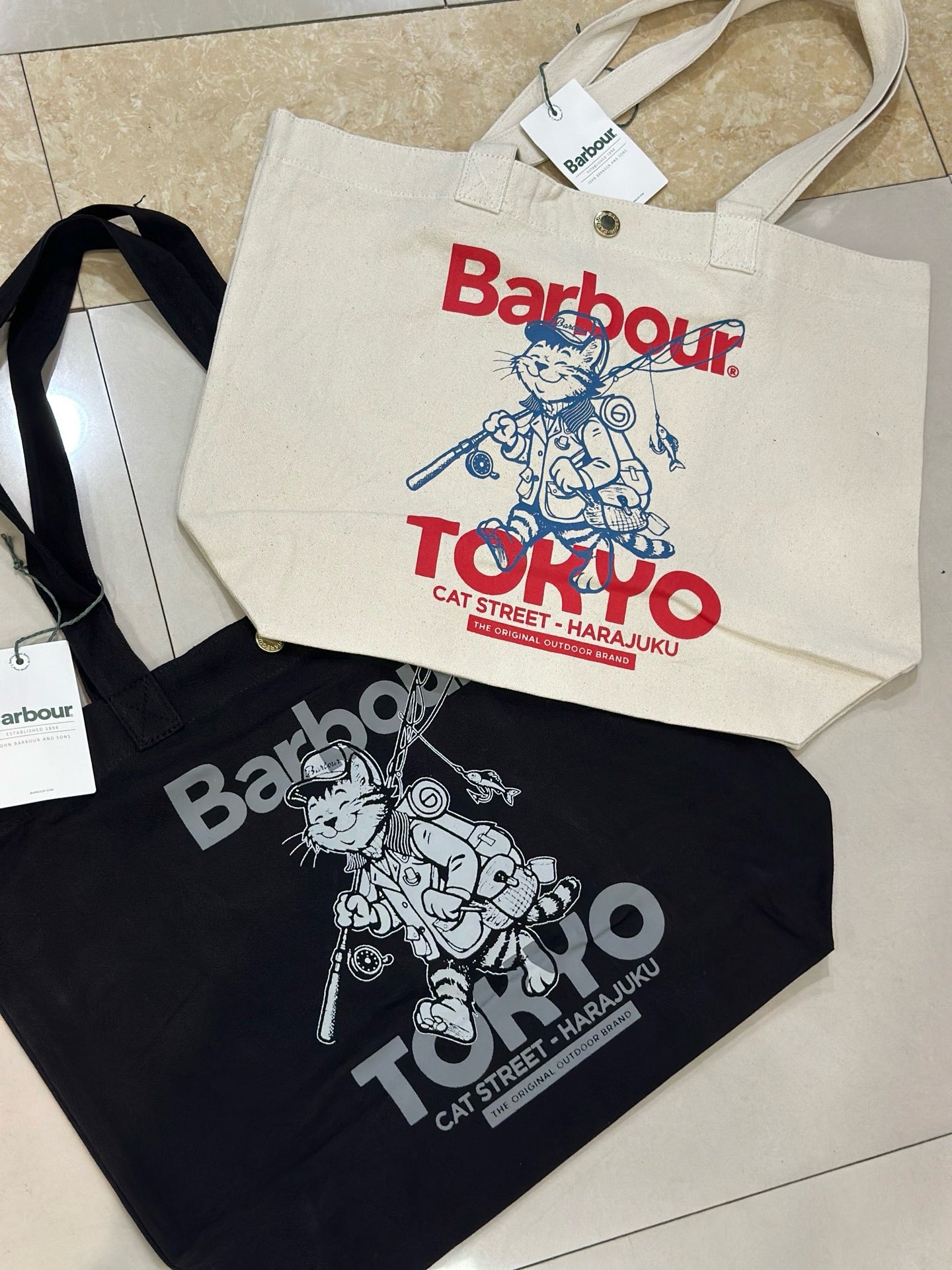 Barbour tote bag
