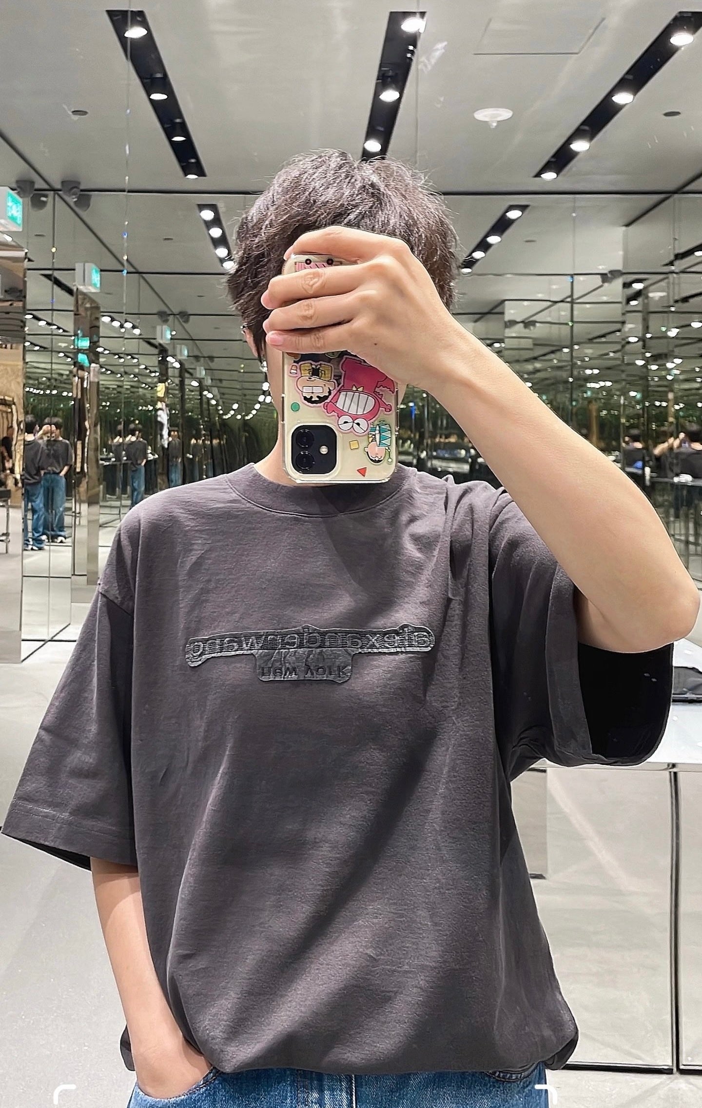 Alexander Wang logo tee
