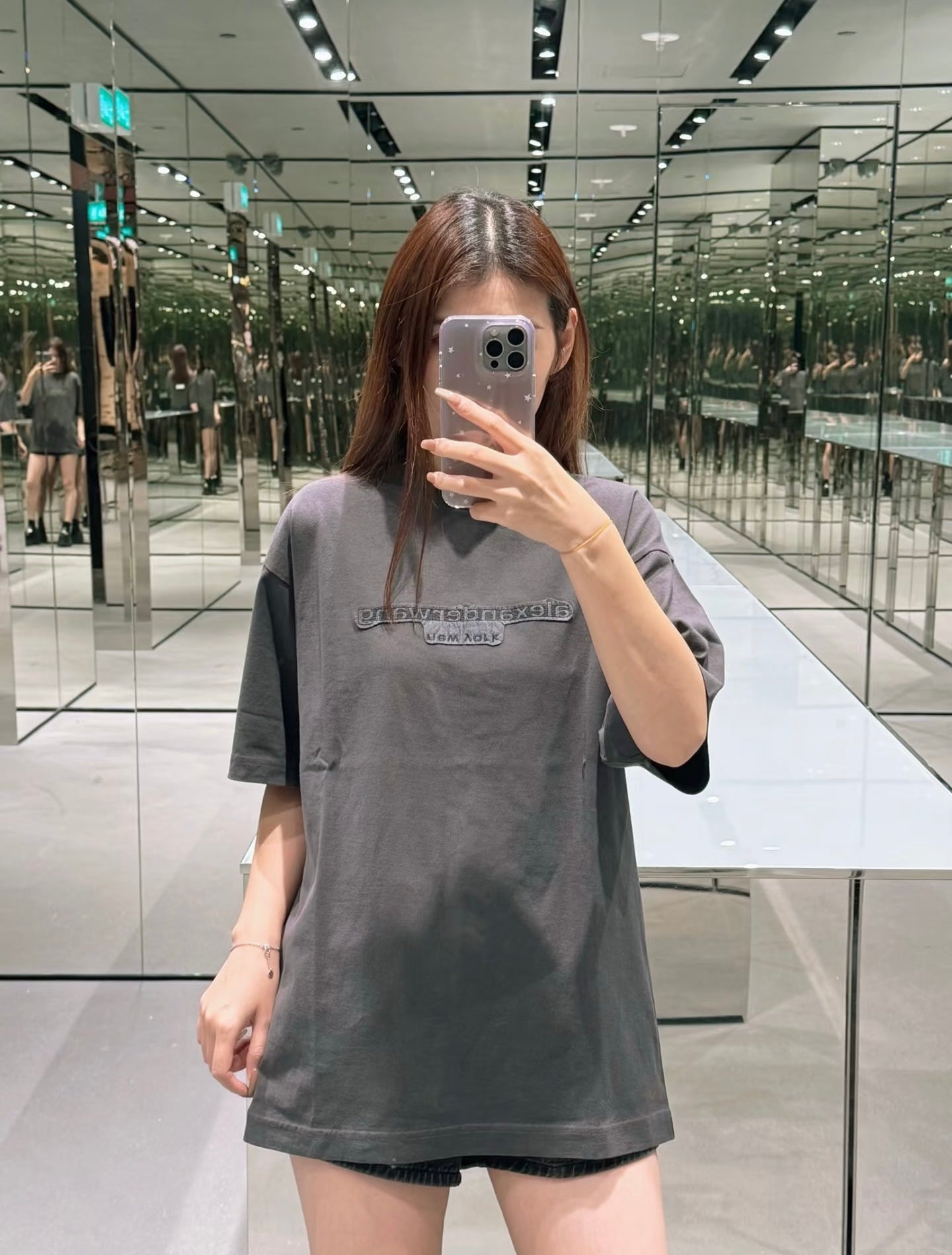Alexander Wang logo tee