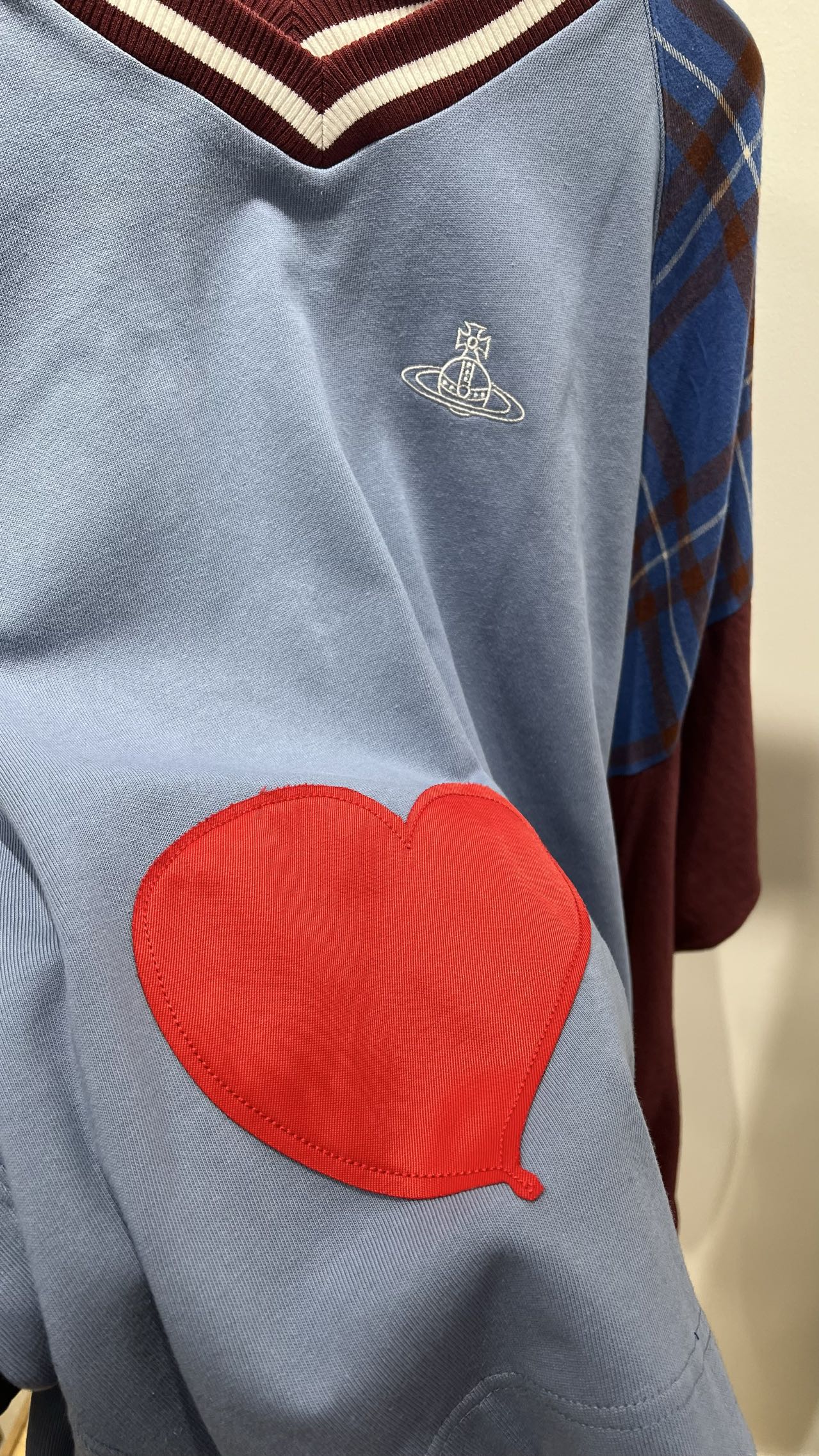 Vivienne Westwood 心心接拼衛衣