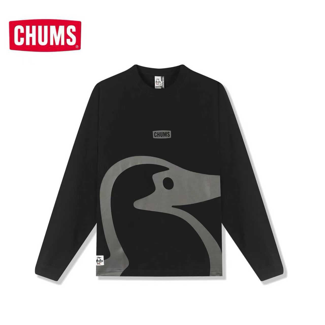 Chums logo 長袖tee