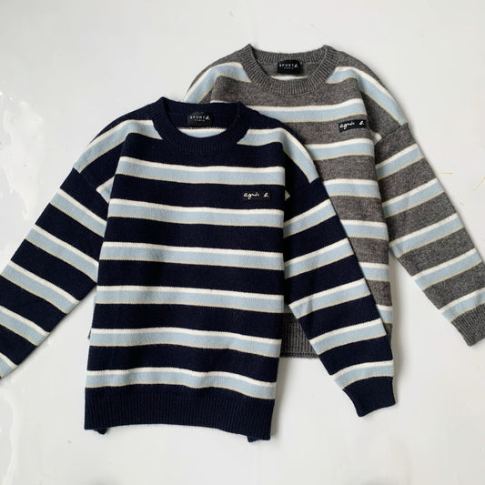 Agnes b 間條sweater