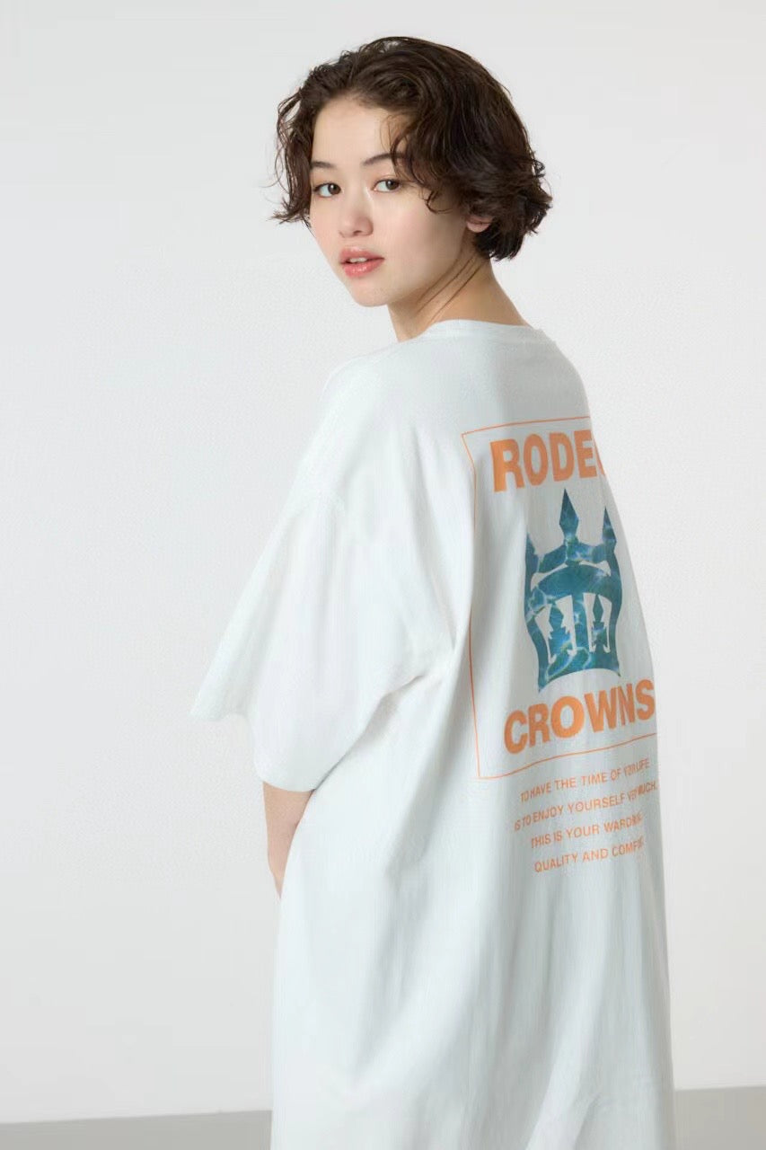 Rodeo crowns 字母印花one piece