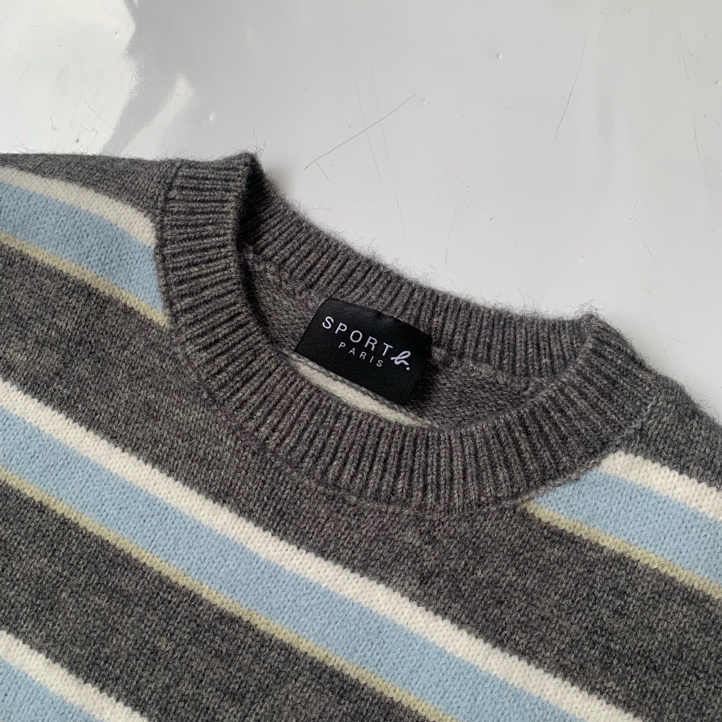 Agnes b 間條sweater