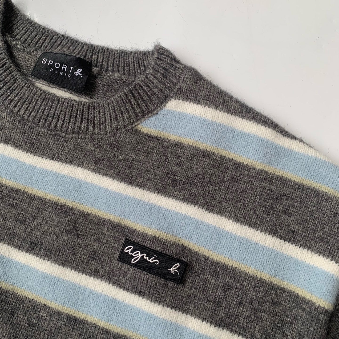 Agnes b 間條sweater