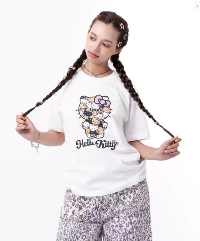 Hello Kitty 印花tee