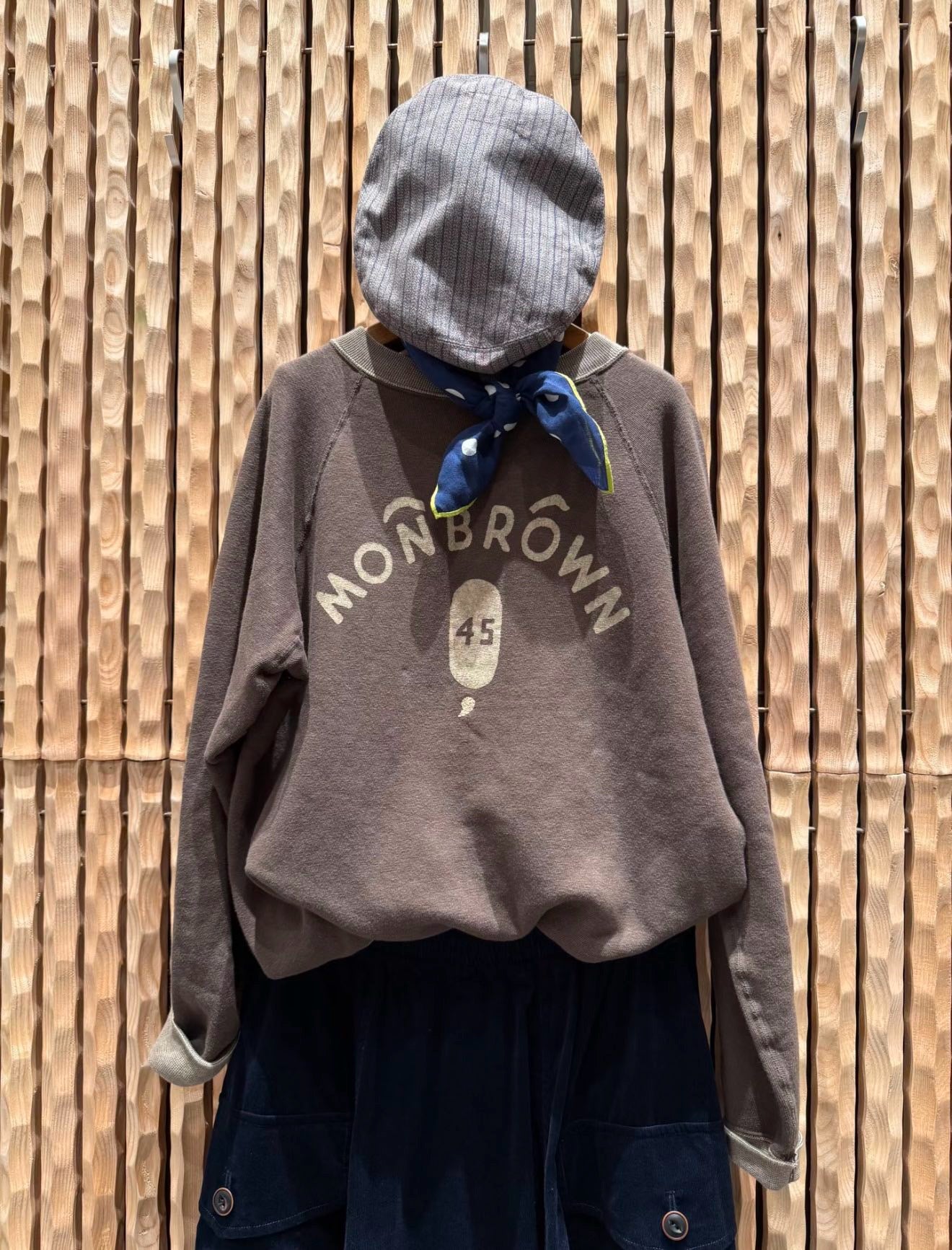 45R monbrown logo 衛衣