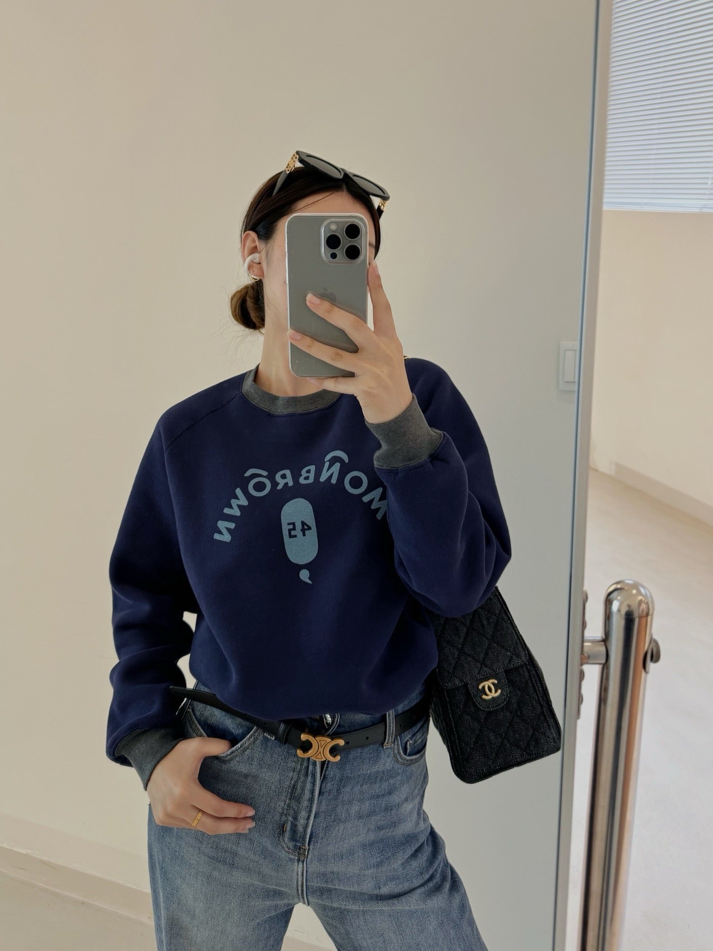 45R monbrown logo 衛衣