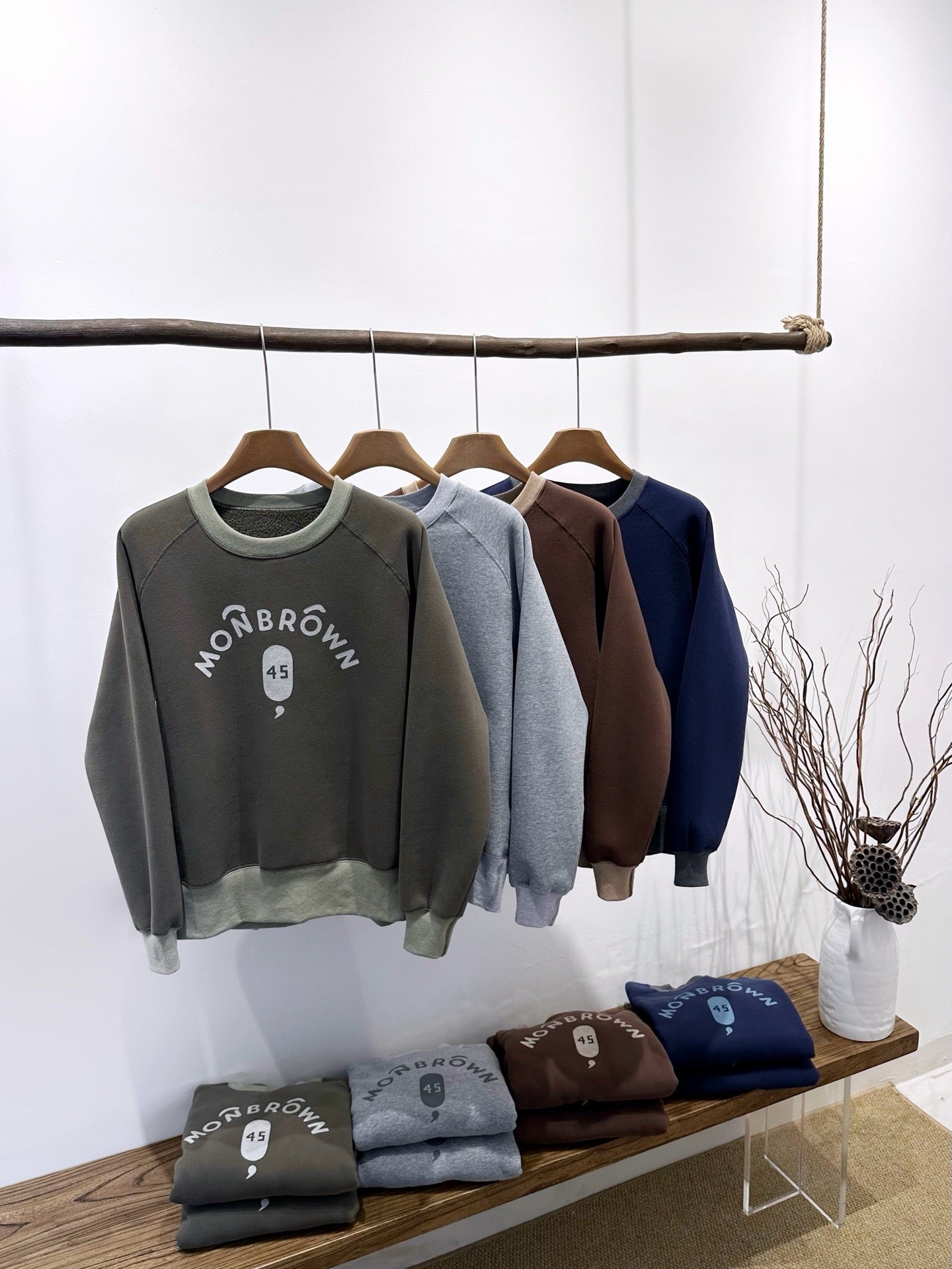 45R monbrown logo 衛衣