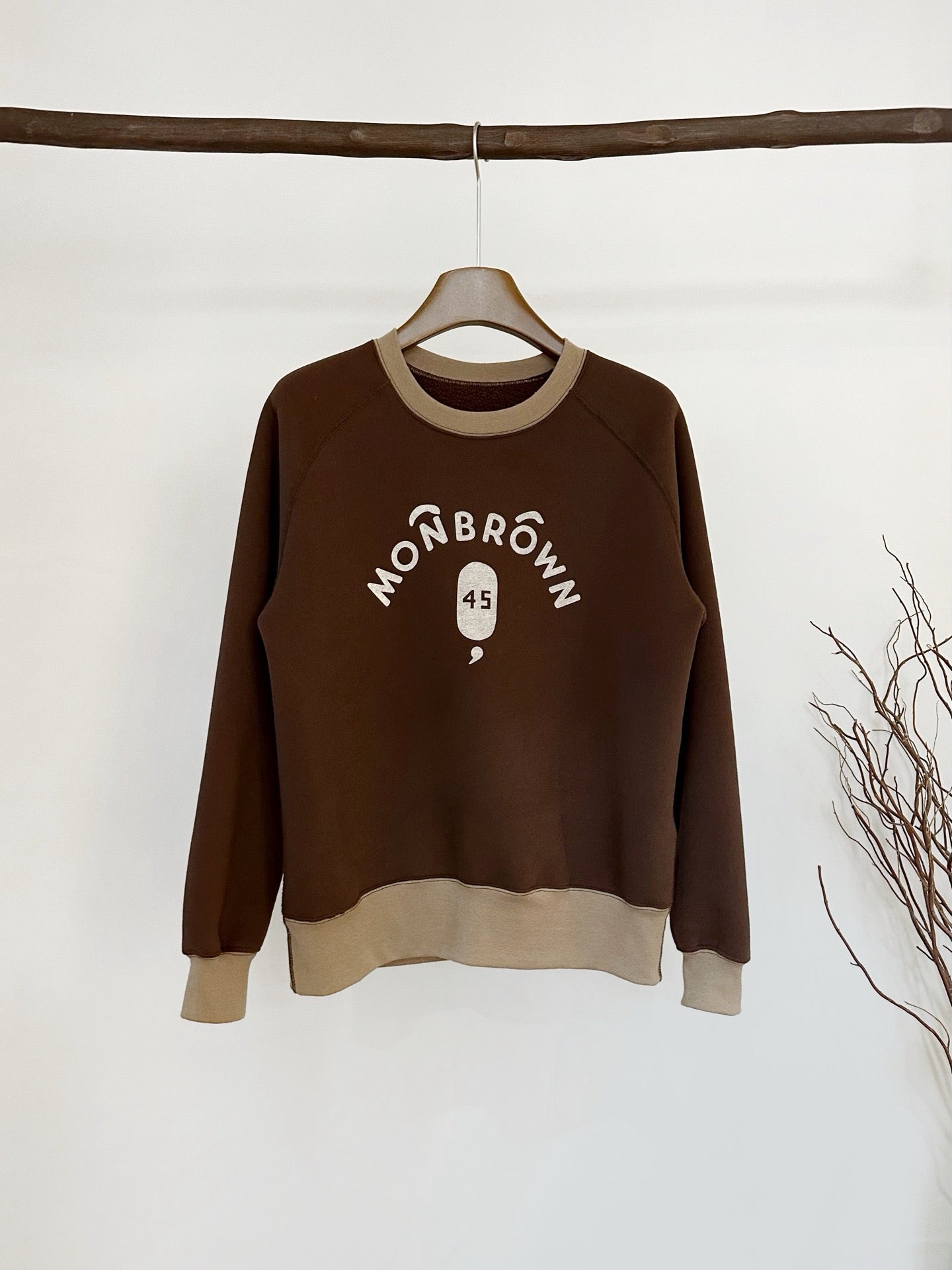 45R monbrown logo 衛衣