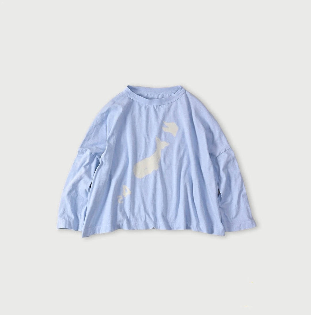 45R鯨魚印花tee