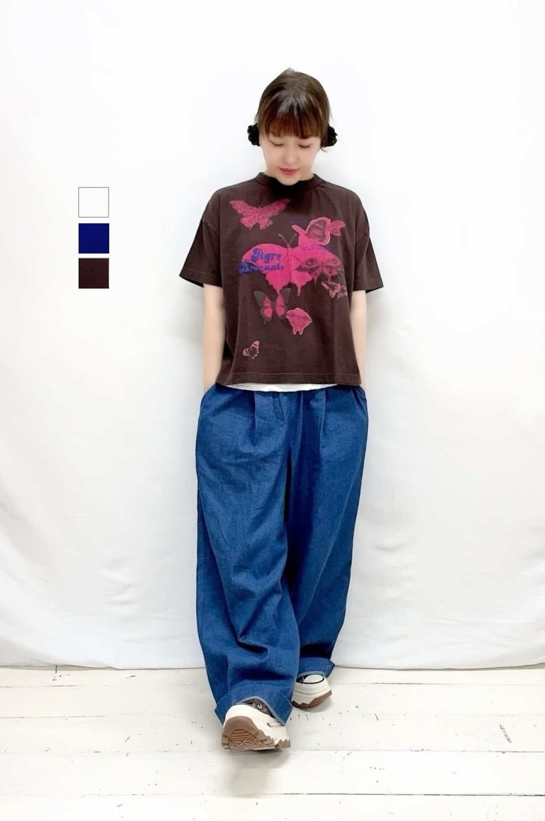 45R flower tee