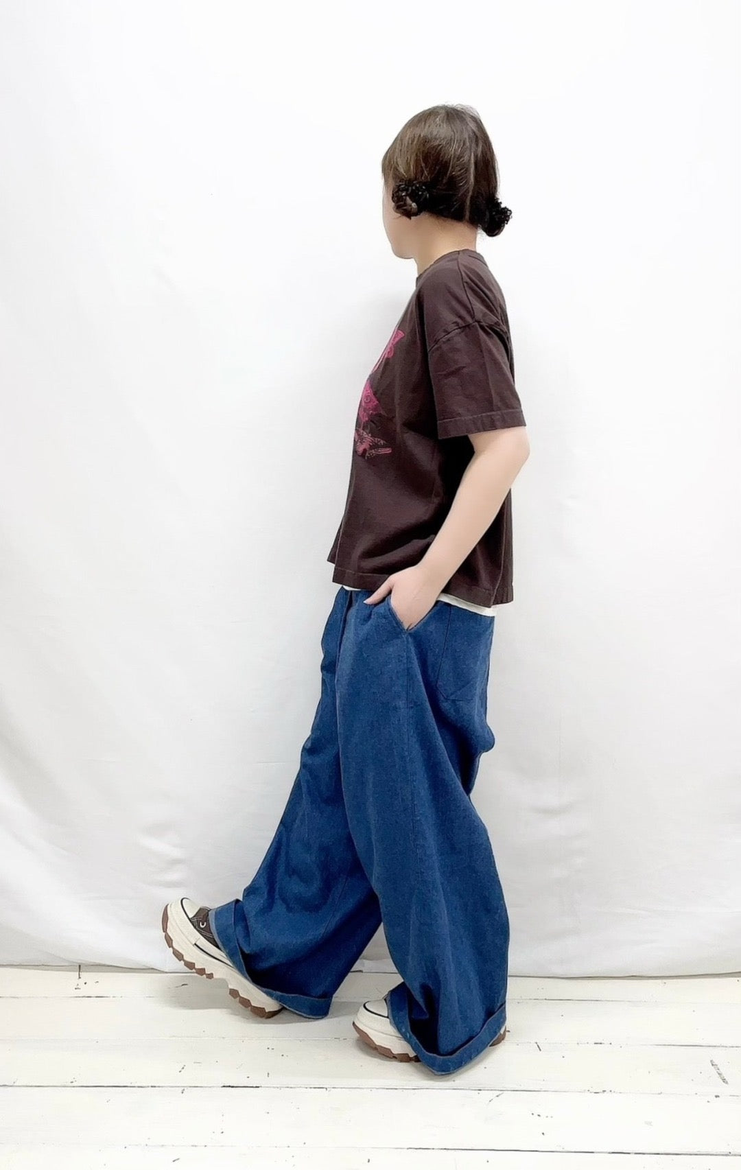 45R flower tee