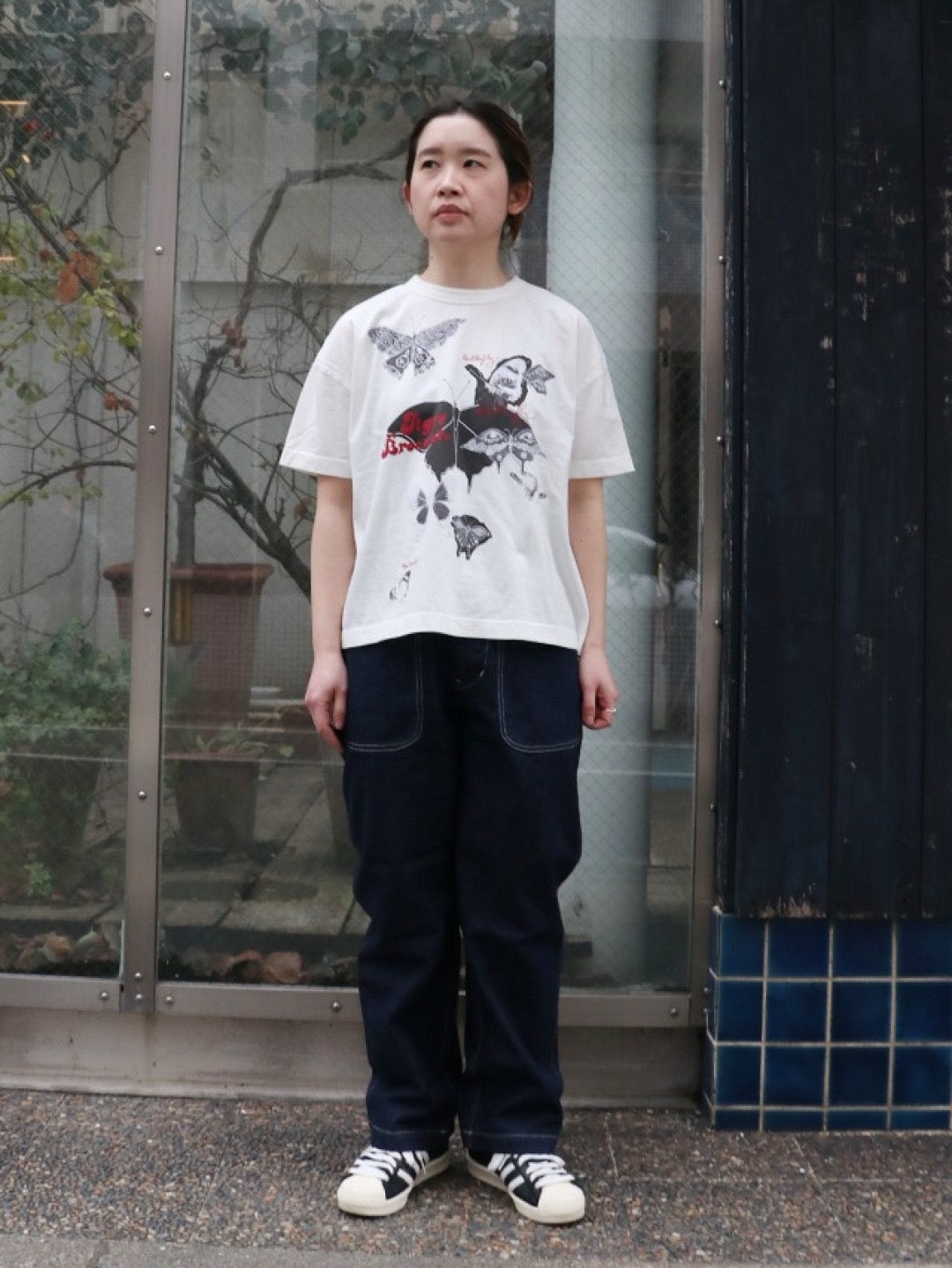 45R flower tee