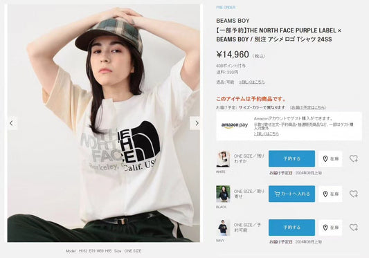 TNF 不規則tee