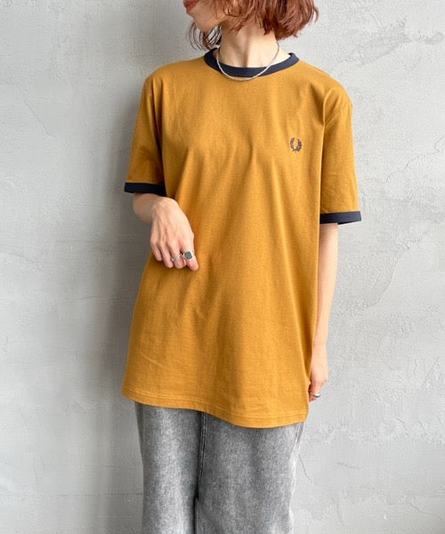 Fred perry撞色 tee
