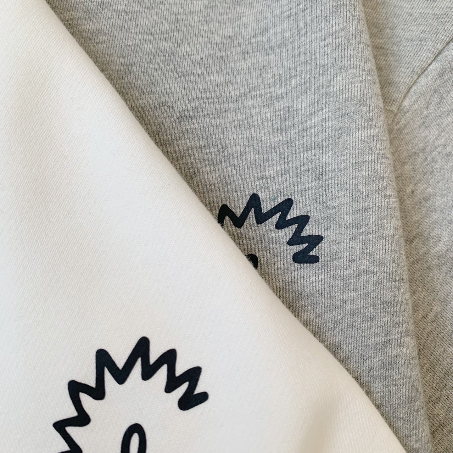 Agnes b 圓領印花衛衣