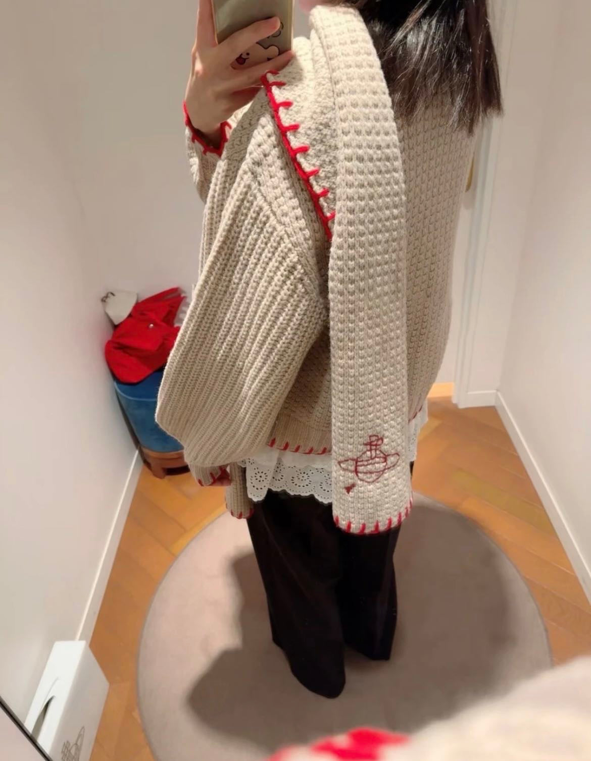 Vivienne Westwood sweater 連頸巾