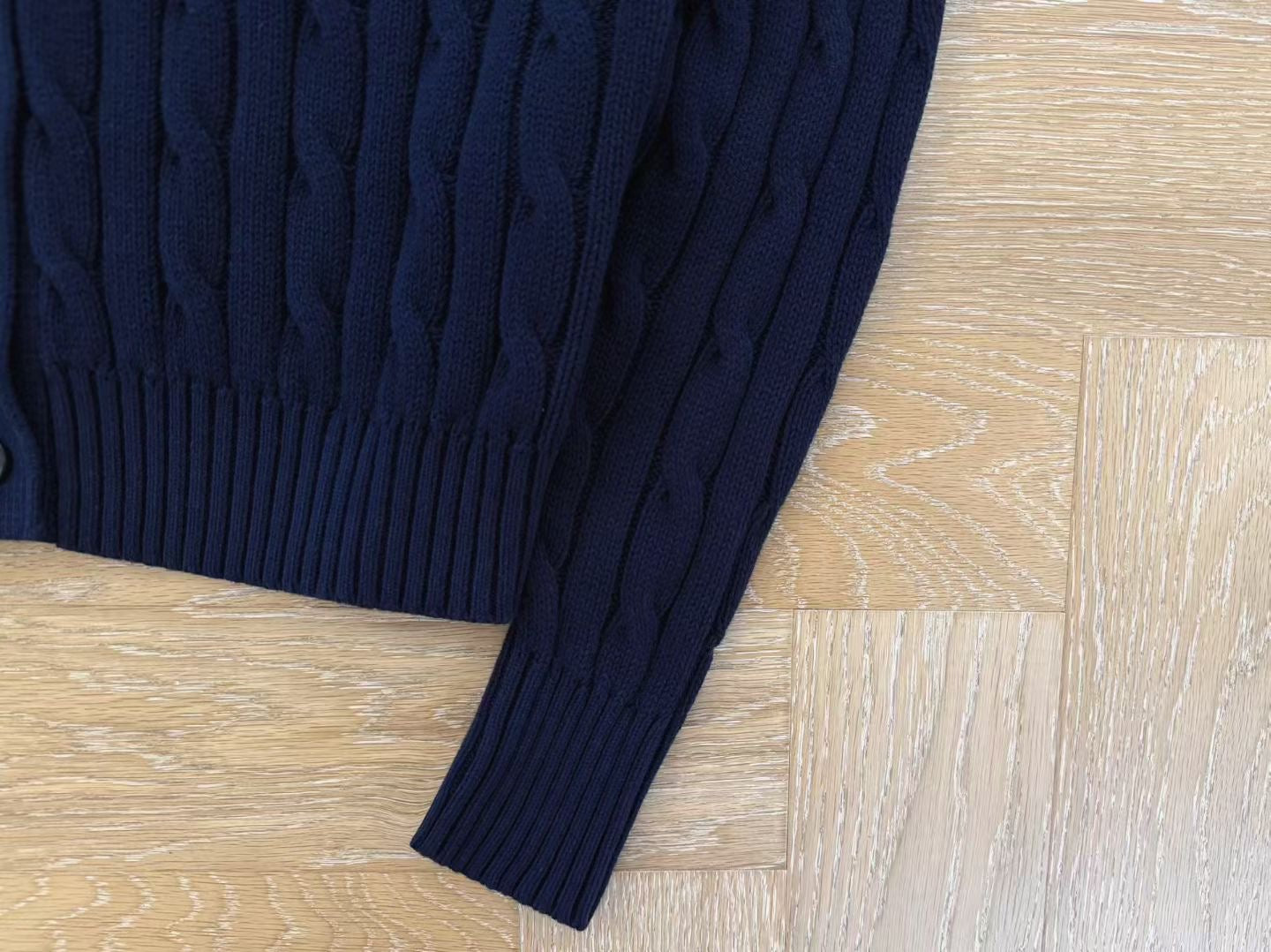 Polo 針織cardigan