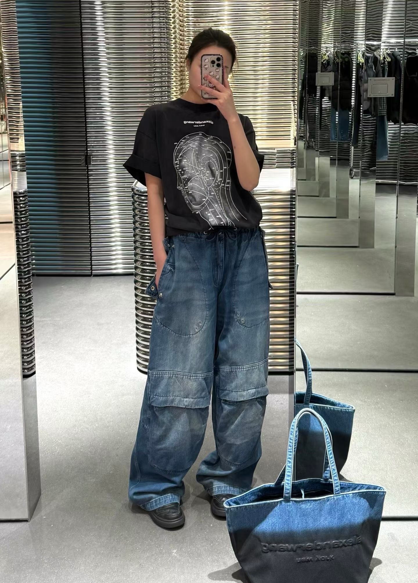 Alexander wang 印花 tee