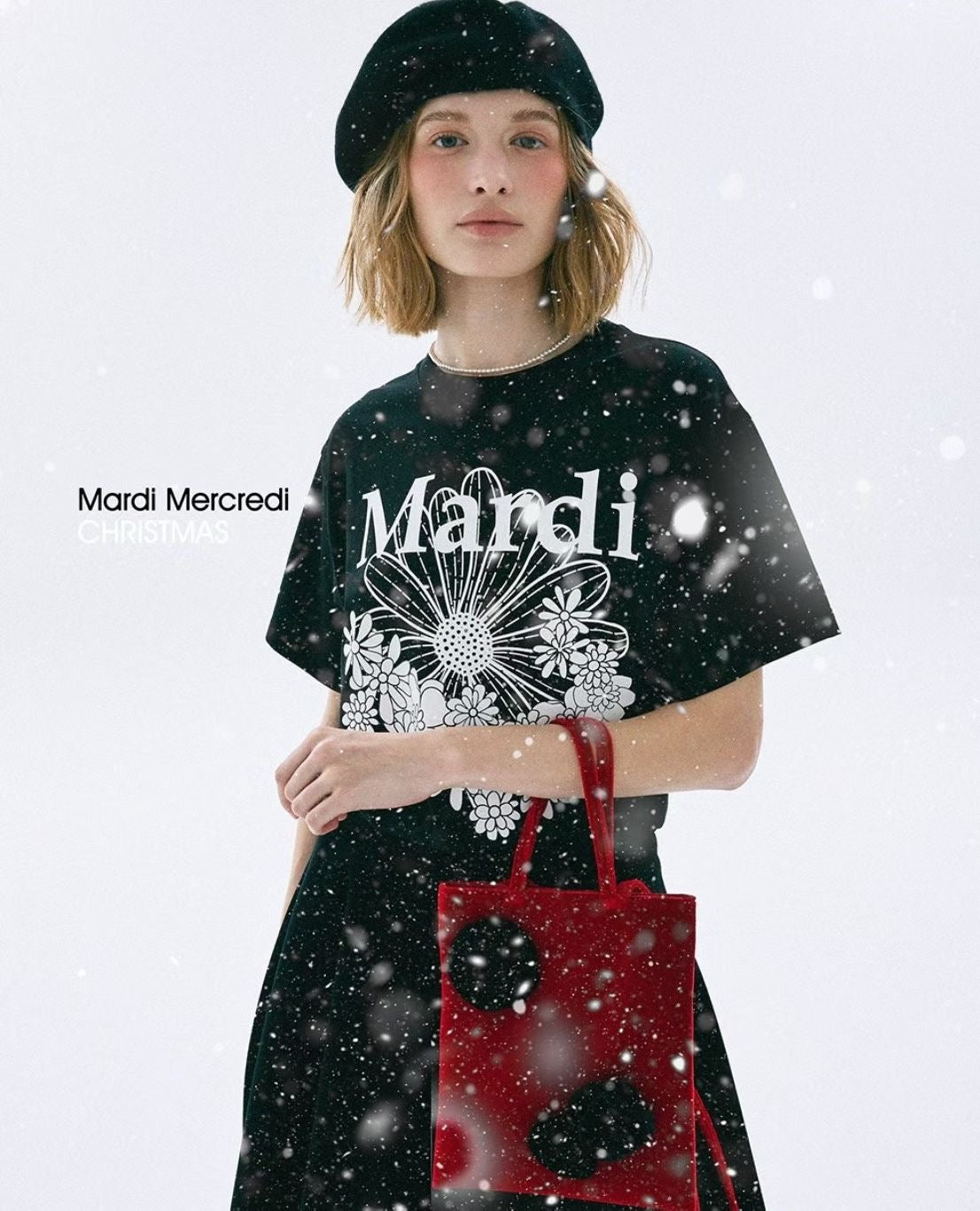 Mardi flower tee