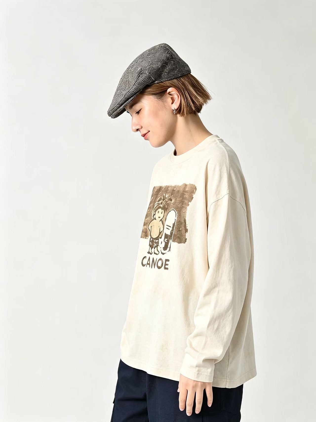 45R canoe 長袖tee