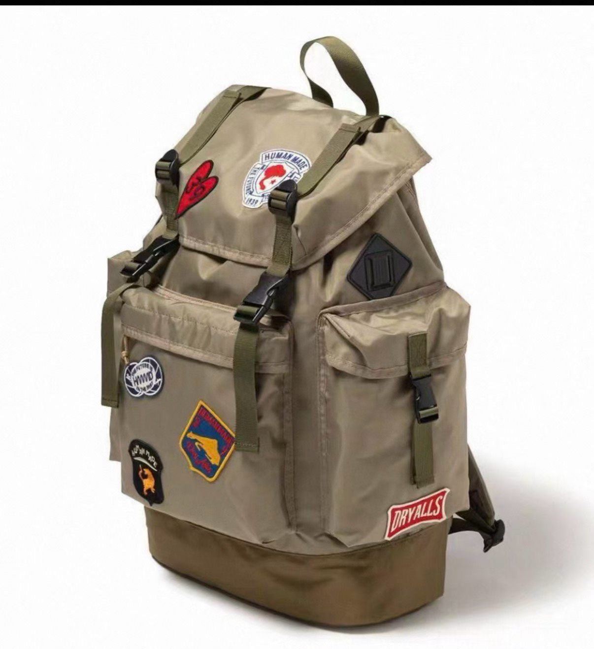 Human made 襟章backpack