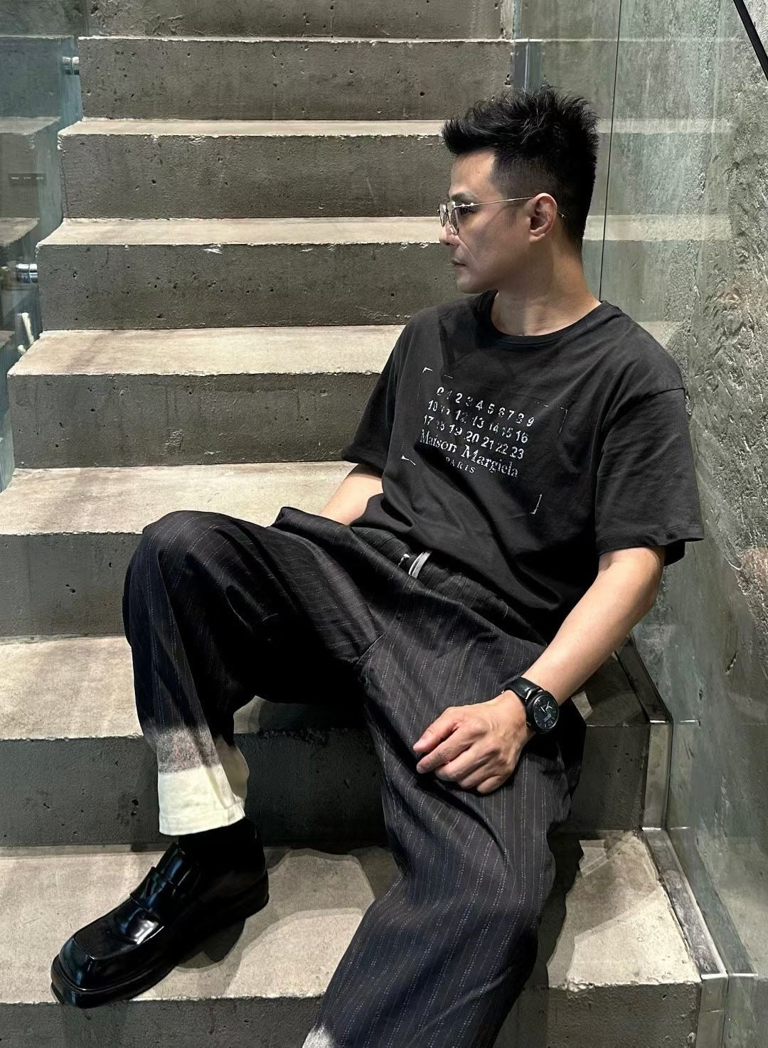 MM6 Maison margiela logo tee