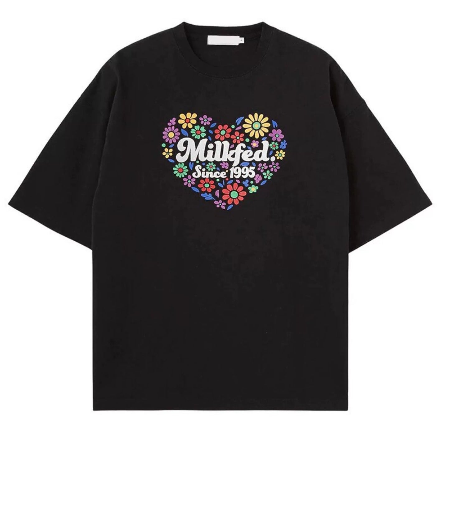 Milkfed flower心心tee