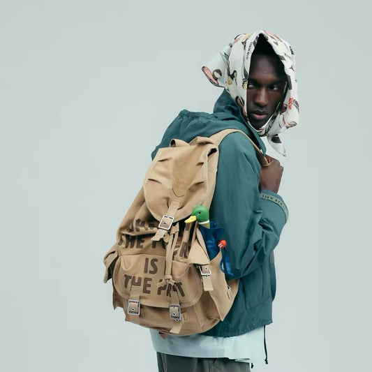Human made backpack