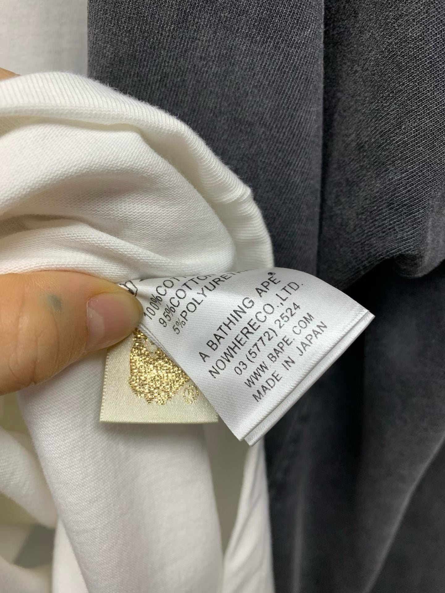 A bathing ape 扎染tee