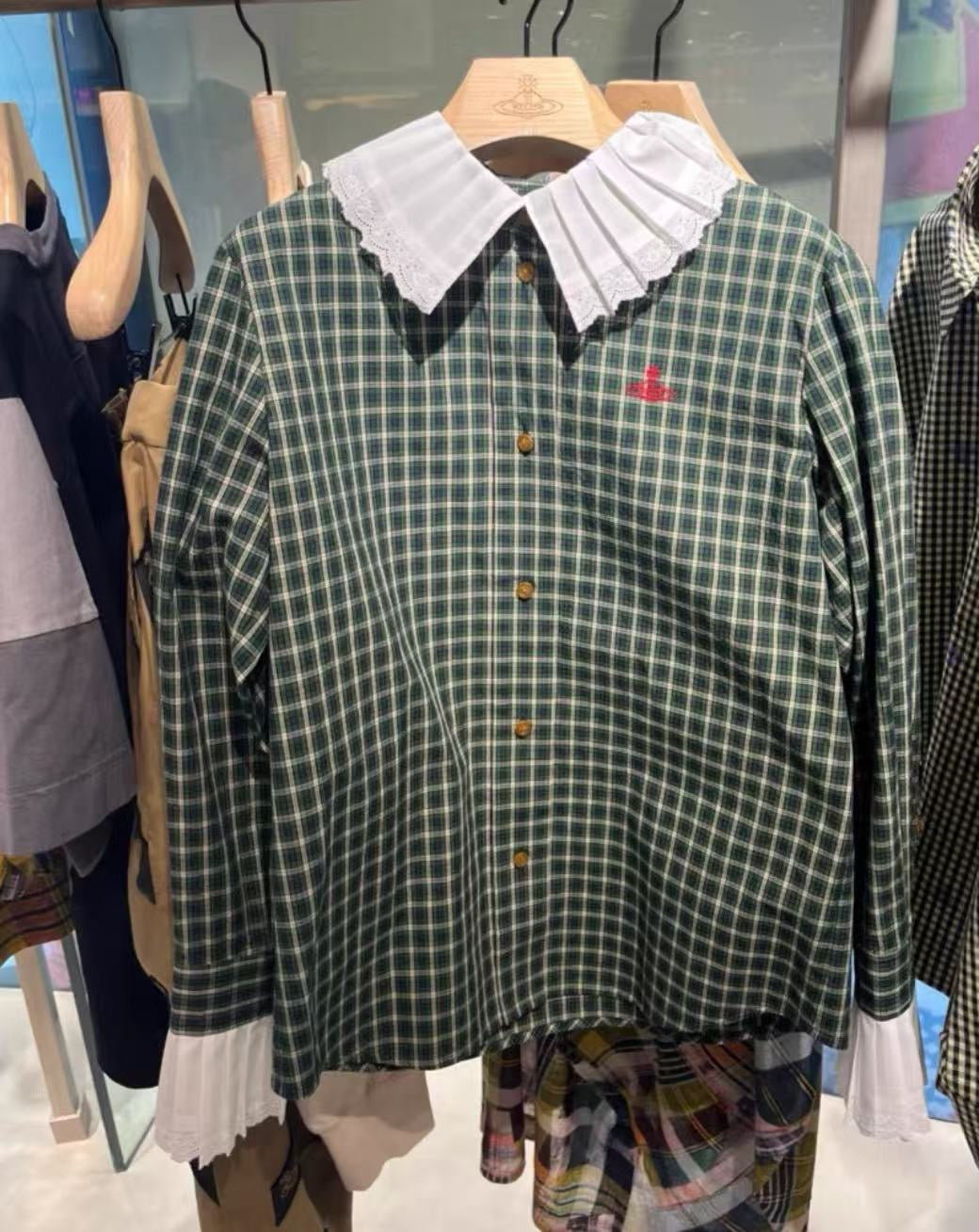 Vivienne Westwood lace 裇衫