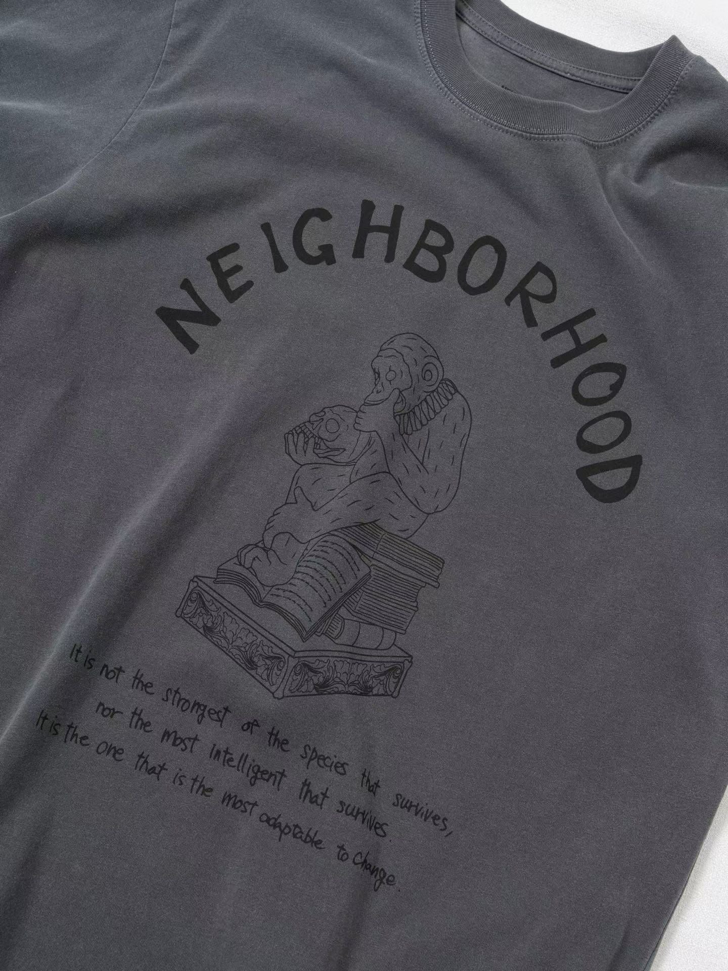 Neighbourhood 洗水logo tee