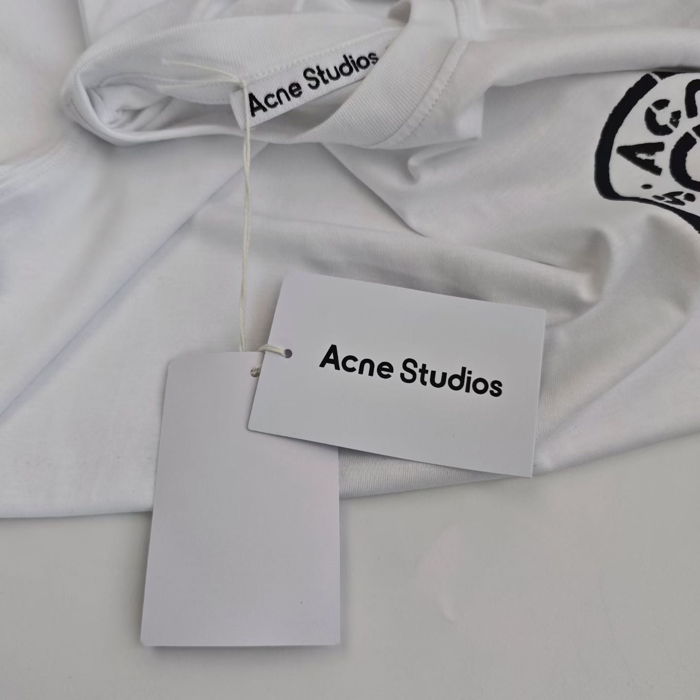 Acne studios logo 長袖tee