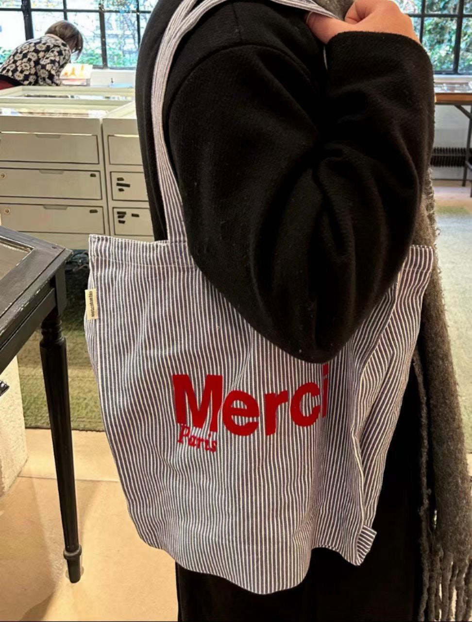 Merci tote bag