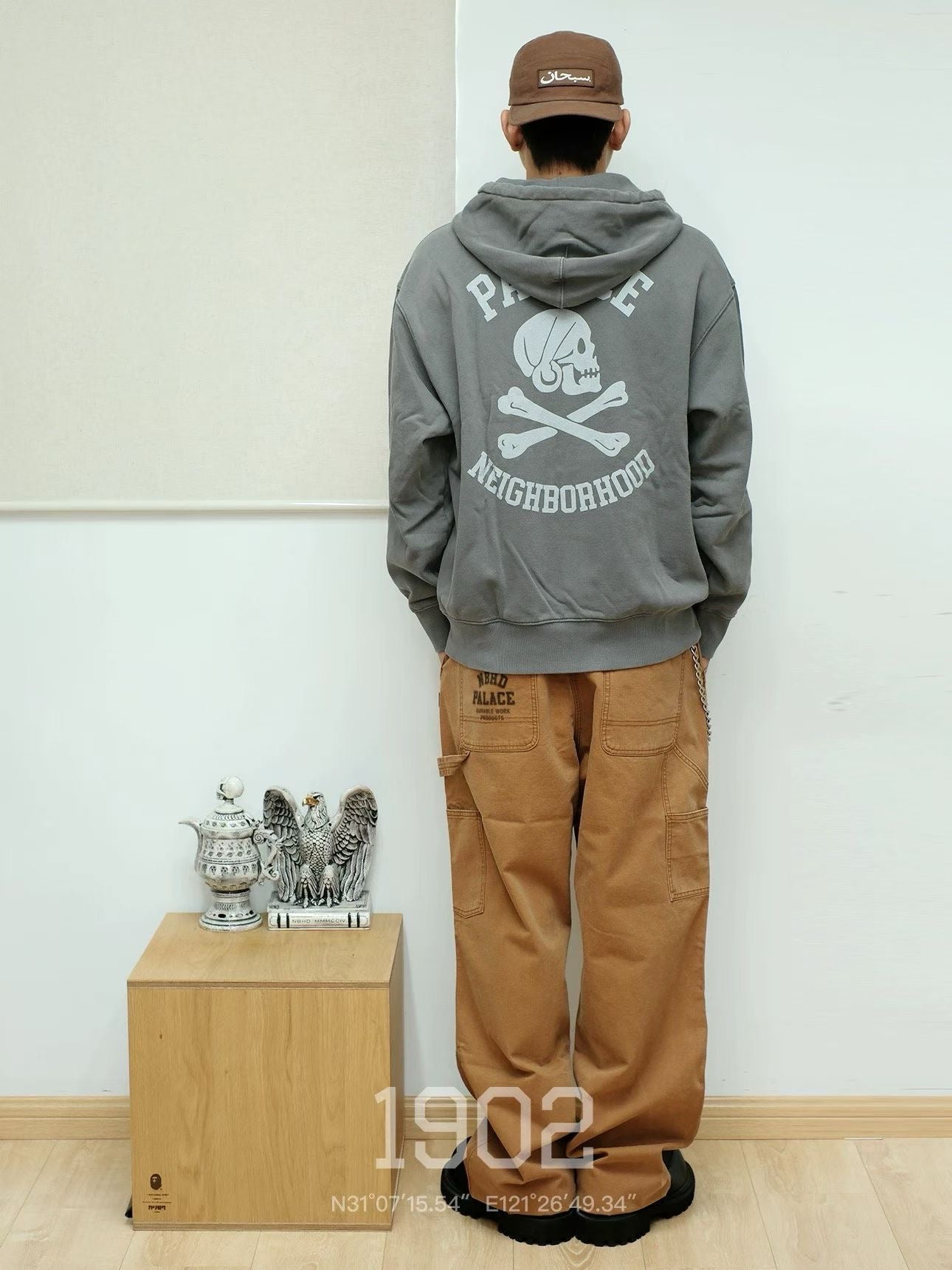 Palace x Neighbourhood zip hoodies jacket