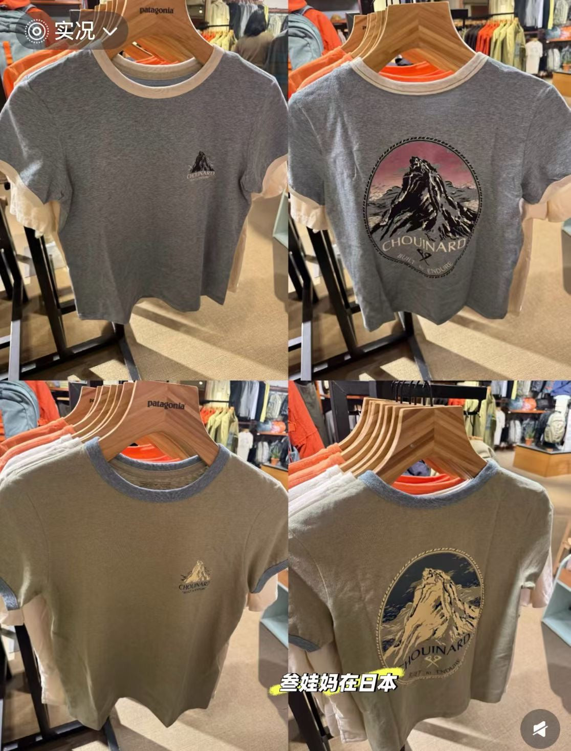Patagonia logo tee