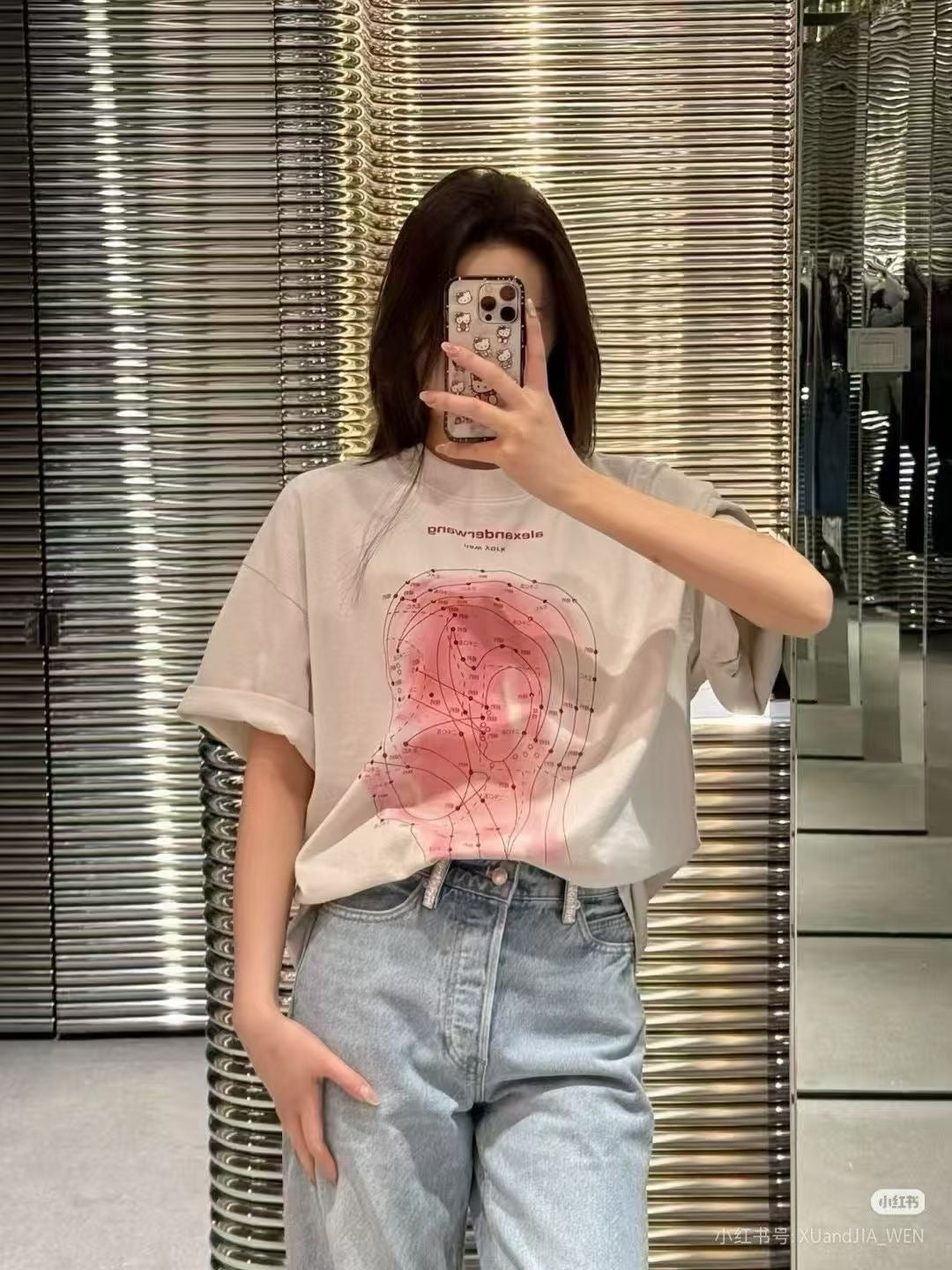 Alexander wang 印花 tee